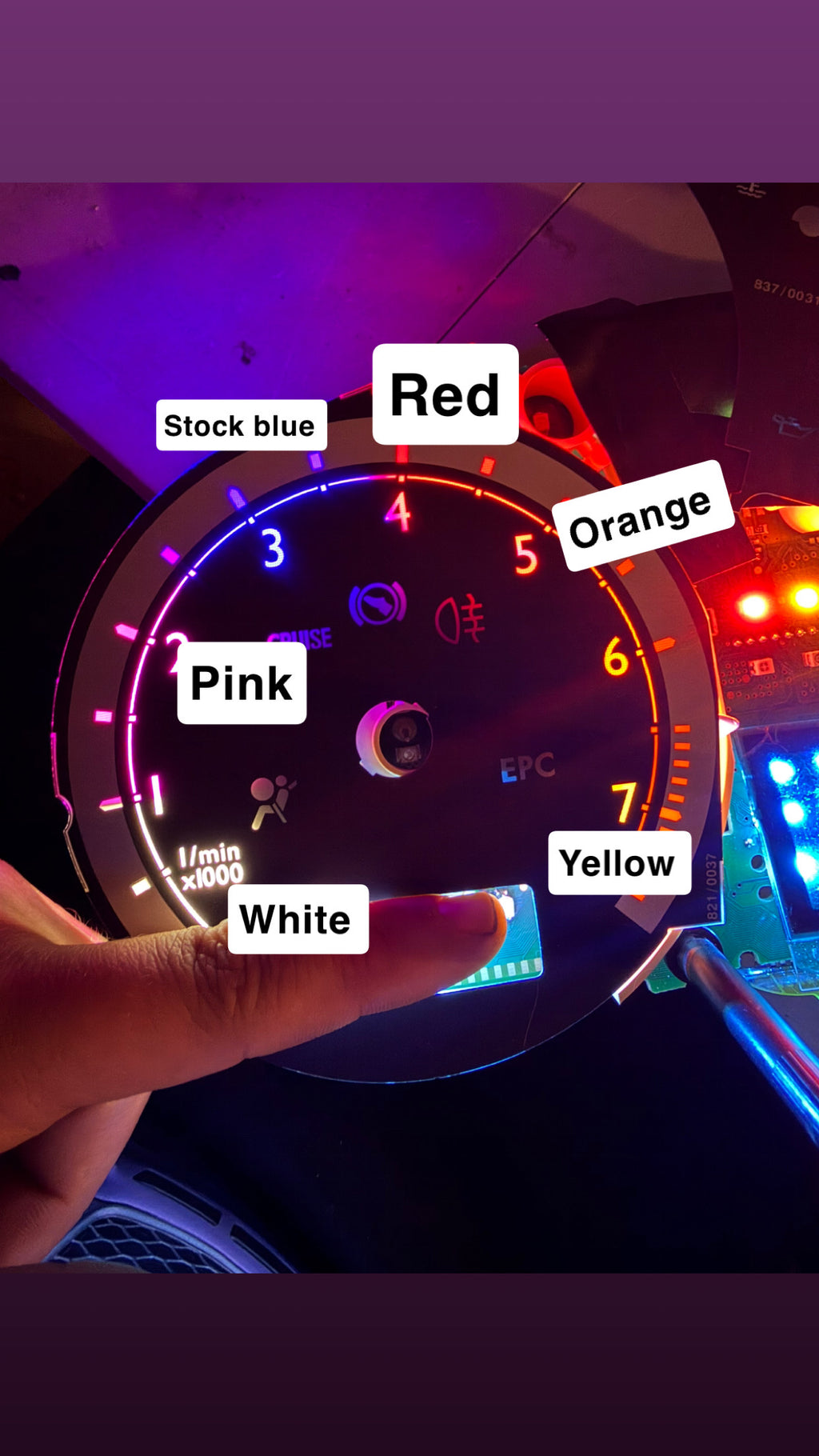 Mk4 Custom Cluster *READ DESCRIPTION/MAIL-IN SERVICE*